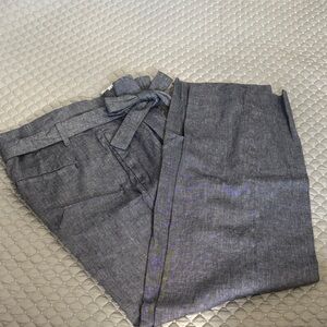 Banana Republic Dark Chambray Wide Leg Pant